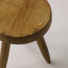 Original vintage Charlotte Perriand high Berger stool in oak for Steph Simon 1960's 8