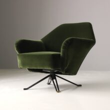 Vintage P32 lounge chair by Osvaldo Borsani for Tecno 1956 Italy vintage Italian design 1