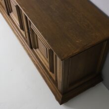 Vintage rustic sideboard graphic in oak 1970s 5