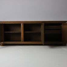 Vintage rustic sideboard graphic in oak 1970s 6