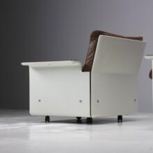 Vintage Dieter Rams 620 lounge chairs for Vitsœ 1962 1980s Mid century German design Vitsoe 7