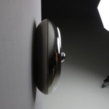 Goffredo Reggiani vintage Italian wall lamp in chromed metal 1970s 7