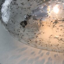 Large glass table lamp by La Murrina free form vintage Italian design 5