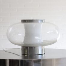 Vintage Italian Murano glass table lamp Space Age design 1970s 9