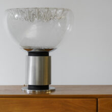 Murano glass table lamp by Toni Zuccheri for VeArt vintage design Italy 1970s 2