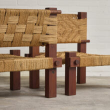 Pair of lounge chairs by Mini Boga for Taaru India 1960 New Delhi Modern 4 Pair of lounge chairs by Mini Boga for Taaru India 1960 New Delhi Modern 4