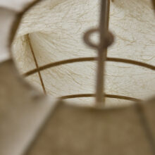 Pair Taraxacum 2 cocoon hanging lamps by Achille and Pier Giacomo Castiglioni for Flos 1960 vintage Italian design 8 Pair Taraxacum 2 cocoon hanging lamps by Achille and Pier Giacomo Castiglioni for Flos 1960 vintage Italian design 8