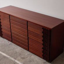 Luciano Frigerio Diamante chest of drawers sideboard 1970s grahic vintage Italian design 12