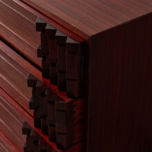 Luciano Frigerio Diamante chest of drawers sideboard 1970s grahic vintage Italian design 4