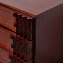 Luciano Frigerio Diamante chest of drawers sideboard 1970s grahic vintage Italian design 7