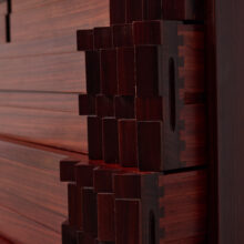 Luciano Frigerio Diamante chest of drawers sideboard 1970s grahic vintage Italian design 8