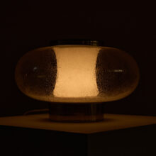 Vintage Italian Murano glass table lamp Space Age design 1970s 4