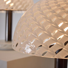 Carlo Nason LT 354 table lamps for Mazzega in Murano glass 1970s 12
