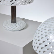 Carlo Nason LT 354 table lamps for Mazzega in Murano glass 1970s 5