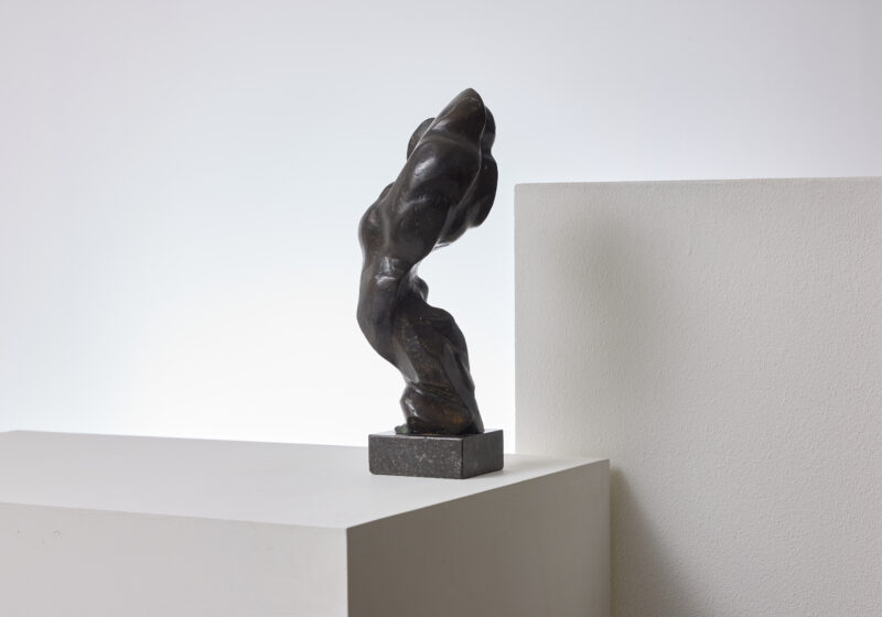 Abstract sculpture in bronze by Jean Houben ca. 1976 Dutch design 1 Abstract sculpture in bronze by Jean Houben ca. 1976 Dutch design 1