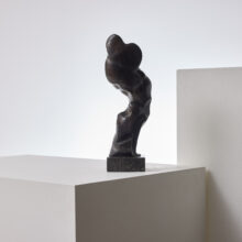 Abstract sculpture in bronze by Jean Houben ca. 1976 Dutch design 2 Abstract sculpture in bronze by Jean Houben ca. 1976 Dutch design 2