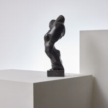 Abstract sculpture in bronze by Jean Houben ca. 1976 Dutch design 5 Abstract sculpture in bronze by Jean Houben ca. 1976 Dutch design 5