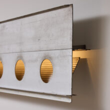 Jean Prouvé 'Aerator' aluminum shutter panel 1950s 1958 for C.I.M.T France 8