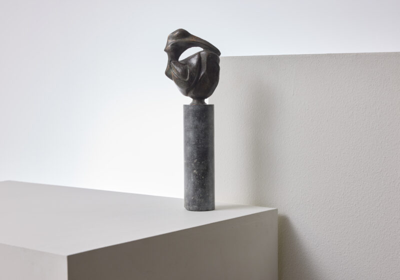 Abstract sculpture in bronze by Jean Houben ca. 1973 Dutch design 1 Abstract sculpture in bronze by Jean Houben ca. 1973 Dutch design 1