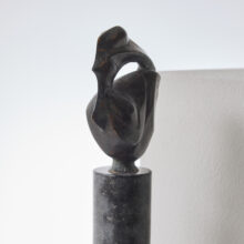 Abstract sculpture in bronze by Jean Houben ca. 1973 Dutch design 5 Abstract sculpture in bronze by Jean Houben ca. 1973 Dutch design 5