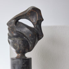 Abstract sculpture in bronze by Jean Houben ca. 1973 Dutch design 6 Abstract sculpture in bronze by Jean Houben ca. 1973 Dutch design 6