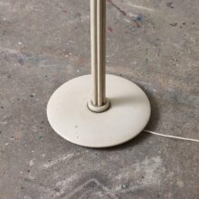 Angelo Lelii floor lamp with hammered brass leaves for Arredoluce 1950s 6