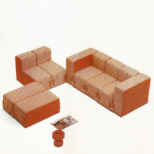 Rare Elefante modular sofa by Roberto Pamio for Stilwood Italy 1973 1970s 16