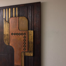 Large abstract sculpture SC3 by Nerone Ceccarelli for Riccardo Nuzzi 1983 Italy 1980s 3