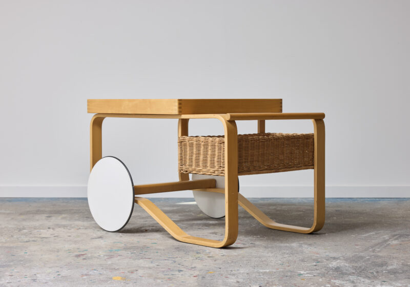 Vintage trolley model 900 by Alvar Aalto for Artek 1970s 1 Vintage trolley model 900 by Alvar Aalto for Artek 1970s 1