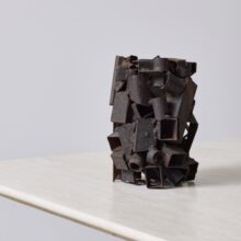 Abstract metal sculpture France 1960's 1