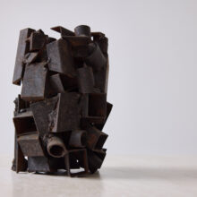 Abstract metal sculpture France 1960's 10