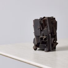 Abstract metal sculpture France 1960's 6
