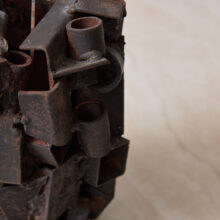 Abstract metal sculpture France 1960's 8