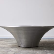 Alien coffee table by Yasuhiro Shito in stainless steel for Cattelan Italia 1990s 2000s Space Age 5