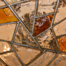Murano Glass ceiling lamp by Poliarte Italy 1970s 8