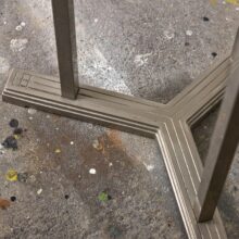 Peter Ghyczy T37 nickel & glass side table 1970s 5 Peter Ghyczy T37 nickel & glass side table 1970s 5