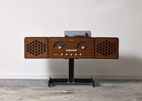 Vintage Brionvega RR126 Radiofonografo HiFi set by Achille and Pier Giacomo Castiglioni 1965 2