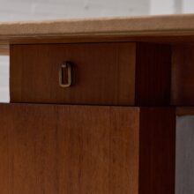 Italian Rationalist writing desk in walnut in the manner of Melchiorre Bega 1940s 13 Italian Rationalist writing desk in walnut in the manner of Melchiorre Bega 1940s 13