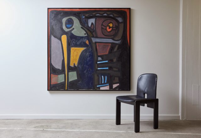 Abstract Expressionist Oil on Canvas by Bob Blankwaard Thee Netherlands 2000s 1