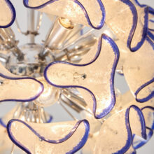Italian floral chandelier 1960s vintage hanging lamp 2