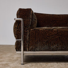 Le Corbusier LC3 lounge chair with ottoman for Cassina 1980s 10 Le Corbusier LC3 lounge chair with ottoman for Cassina 1980s 10
