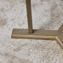 Peter Ghyczy T137 50cm brass & glass side table 1970s 4