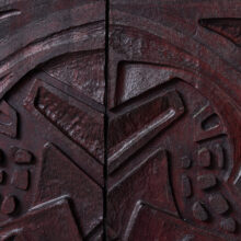 Wall sculpture panels by Gianni Pinna 1970 carved wood Italian design 6